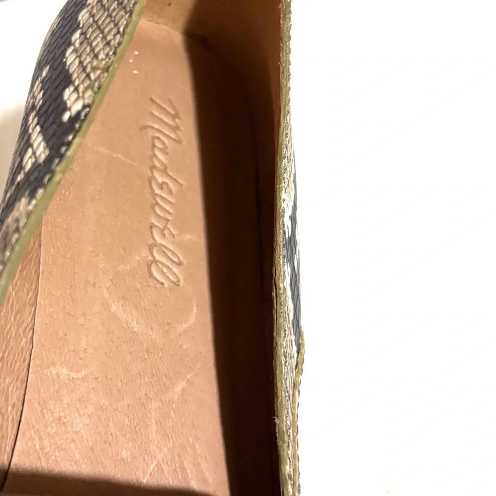 Madewell Snakeskin leather Patterned Women's Loafers